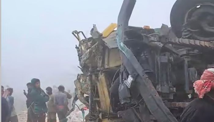 Two dead as train crushes truck in Jashore