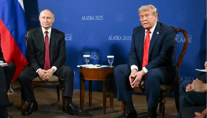 আলাস্কায় চলছে ট্রাম্প–পুতিন বৈঠক  
