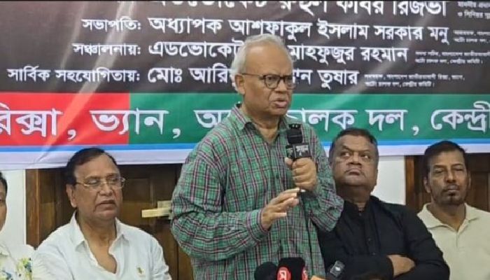 ষড়যন্ত্রের মাধ্যমে দেশে 'মব কালচার' তৈরি করা হচ্ছে: রিজভী
