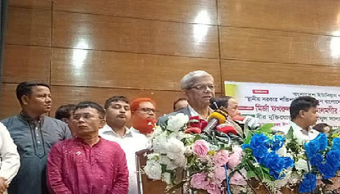 সরকারি কর্মকর্তাদের ওপর নির্ভর করলে স্থানীয় সরকার কার্যকর হবে না: মির্জা ফখরুল